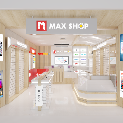 ออกแบบร้าน Max shop  อ.ศรีมหาโพธิ์ จ. ปราจีนบุรี 